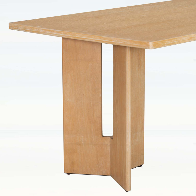 Table de salle à manger Farmhouse, Bois naturel délavé