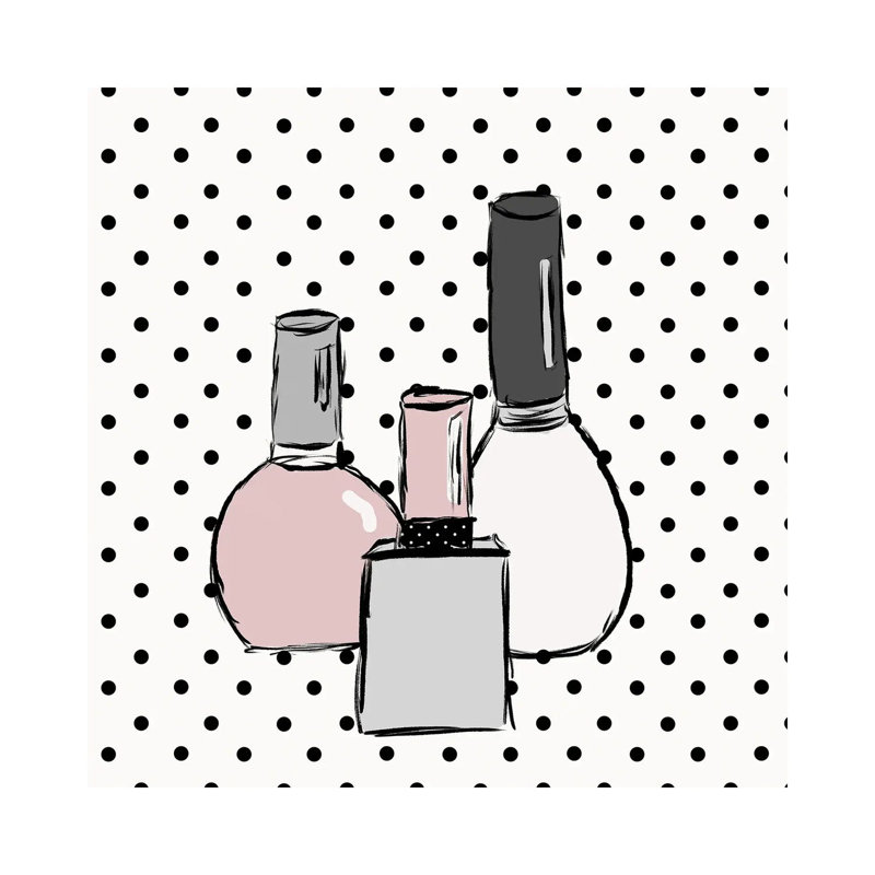 Nail Vernis Dots par - Toile tendue, H 12 po x l 12 po x P 0,75 po