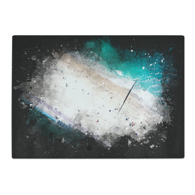 Tempered Glass Bournemouth Beach Chopping Board