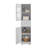 Tall Bathroom Cabinet, Freestanding Storage Cabinet With Drawer And Doors, MDF Board, Acrylic Door, Adjustable Shelf-1165227076