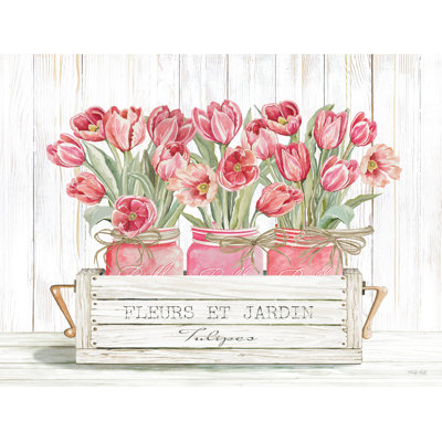 Trio de tulipes roses