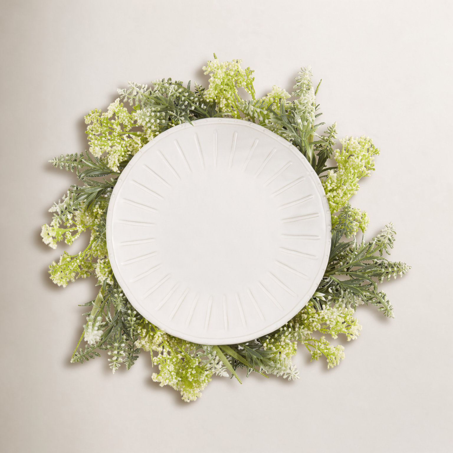 Mixed Greenery Wreath Floral Accent (Set of 4)