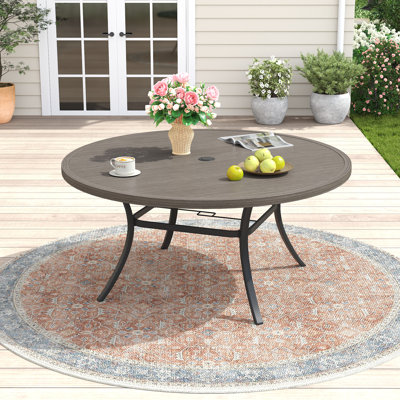 Round Outdoor Dining Table