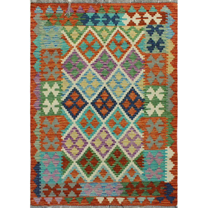 Flatweave Reuel Rust Rug