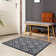 Washable Floral Indoor Rug