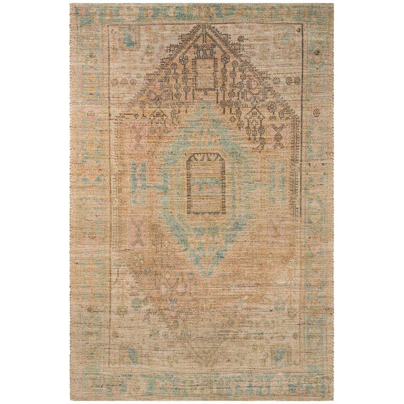 Markdavid Cotton Oriental Indoor Rug, Rectangle 6'1" x 9'