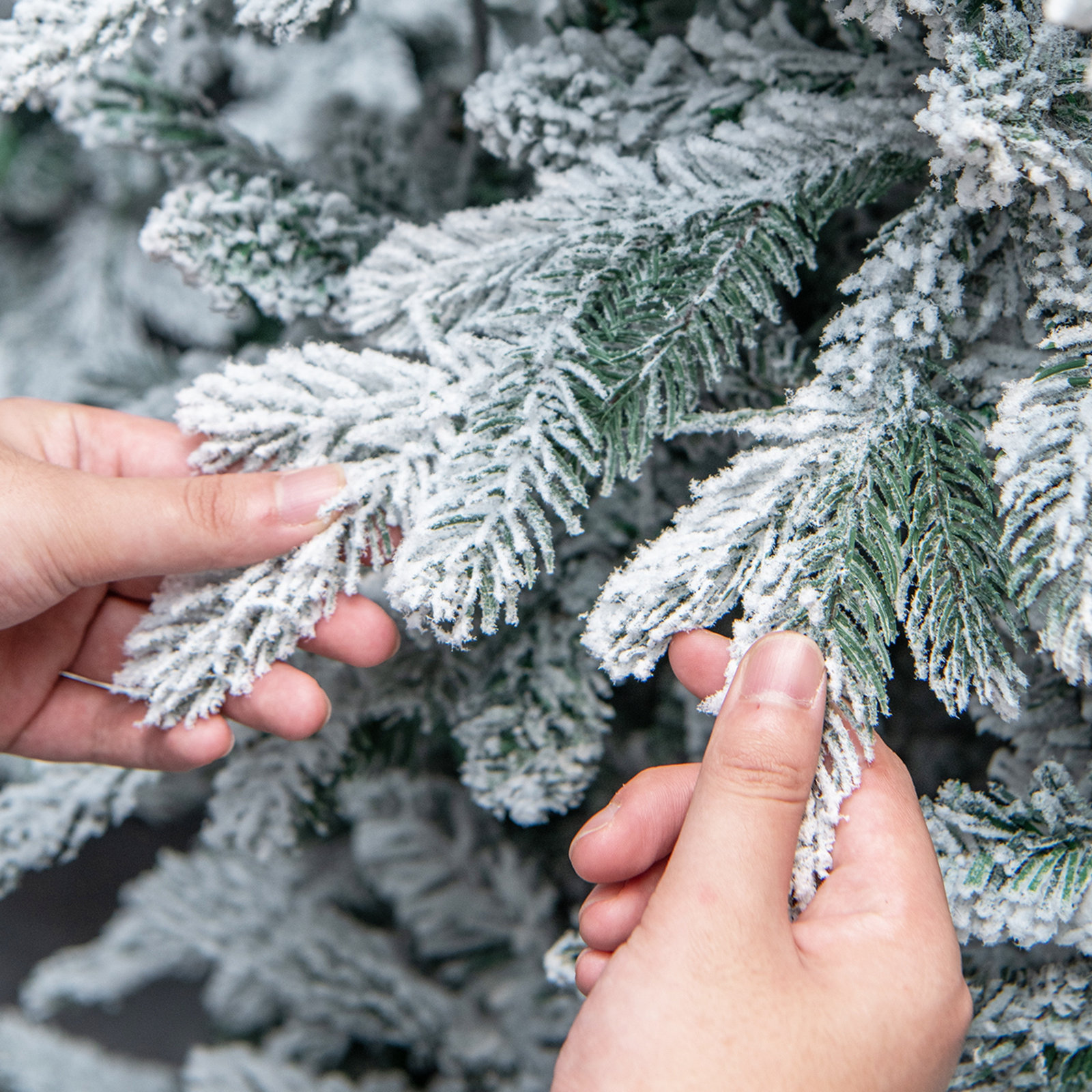 6' Lighted Artificial Pine Christmas Tree