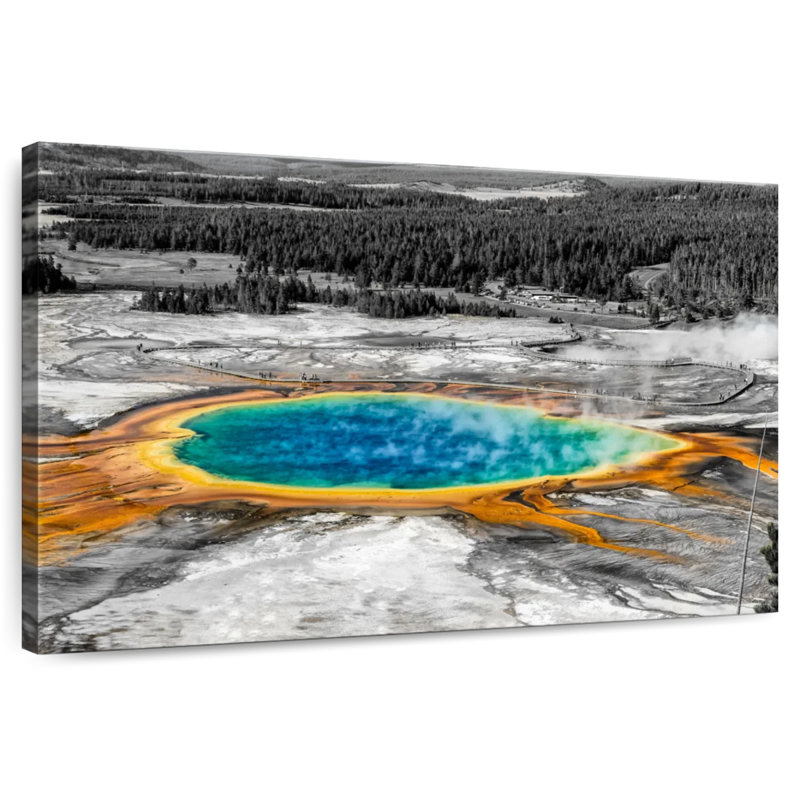 Alvord Grand Prismatic Spring Pop, 8" H x 12" W