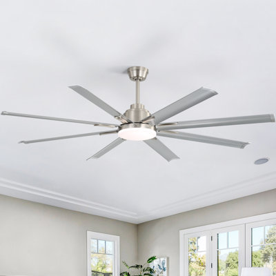 Brixham 8-Blade LED Ceiling Fan