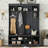 Modern Hallway Hall Tree With Metal Hooks And Storage Space, Multi-Functional Entryway Coat Rack With Shoe Cubbies-745777410