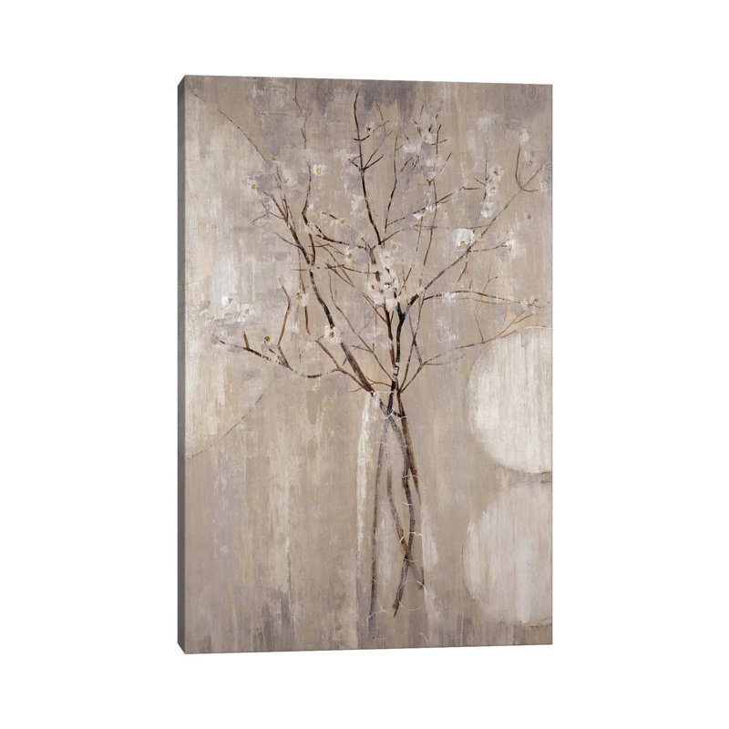 Champagne Blossoms by Liz Jardine - Wrapped Canvas Painting, 66.04 cm H x 45.72 cm W x 1.91 cm D