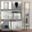 Floor Lamp with 3 Layers Wooden Shelves, Modern 160cm Standing Light Reading Lamp for Living Room-1073875170