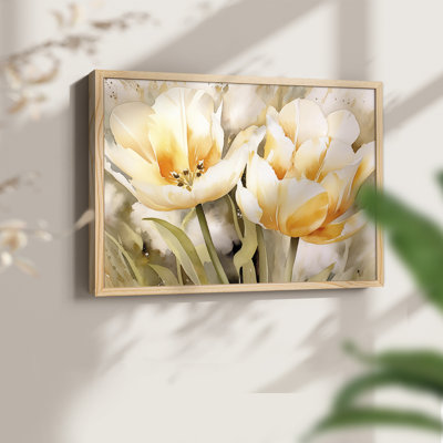 Floral Series-CLVII -Framed Print - Restickable