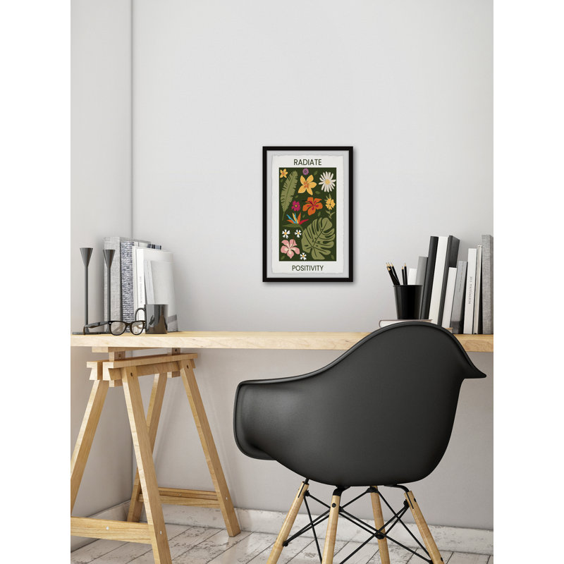 Radiate Positivity - Single Picture Frame Print, 91cm H x 61cm W