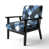 Blue/Dark Gray Polyester
