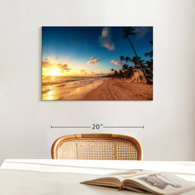 Paysage de Pointe Cana Gillard, H 16 po x l 24 po
