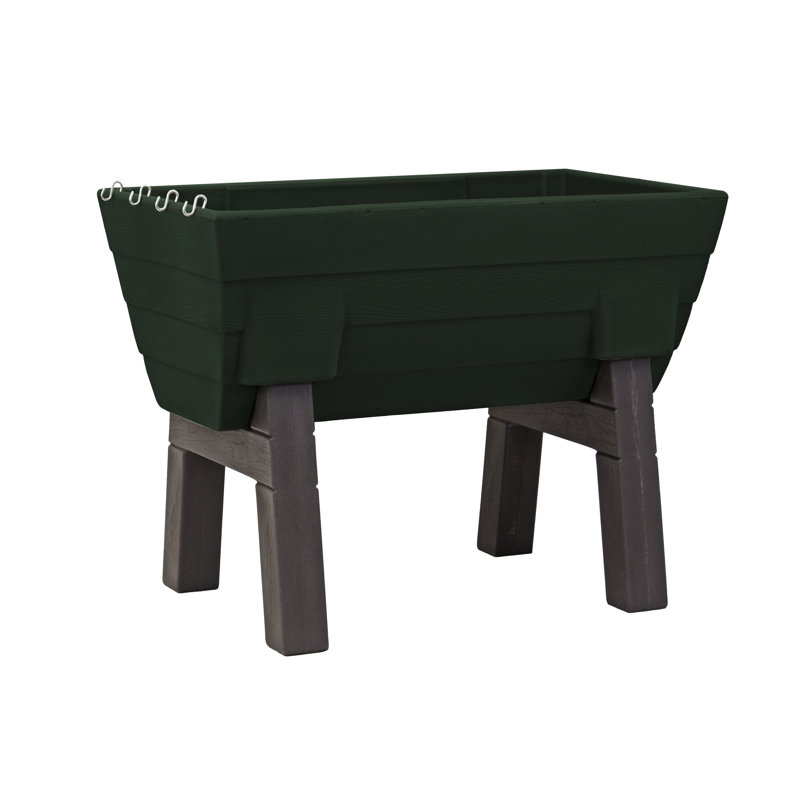Jardinière en plastique avec réservoir Garden Wizard, vert