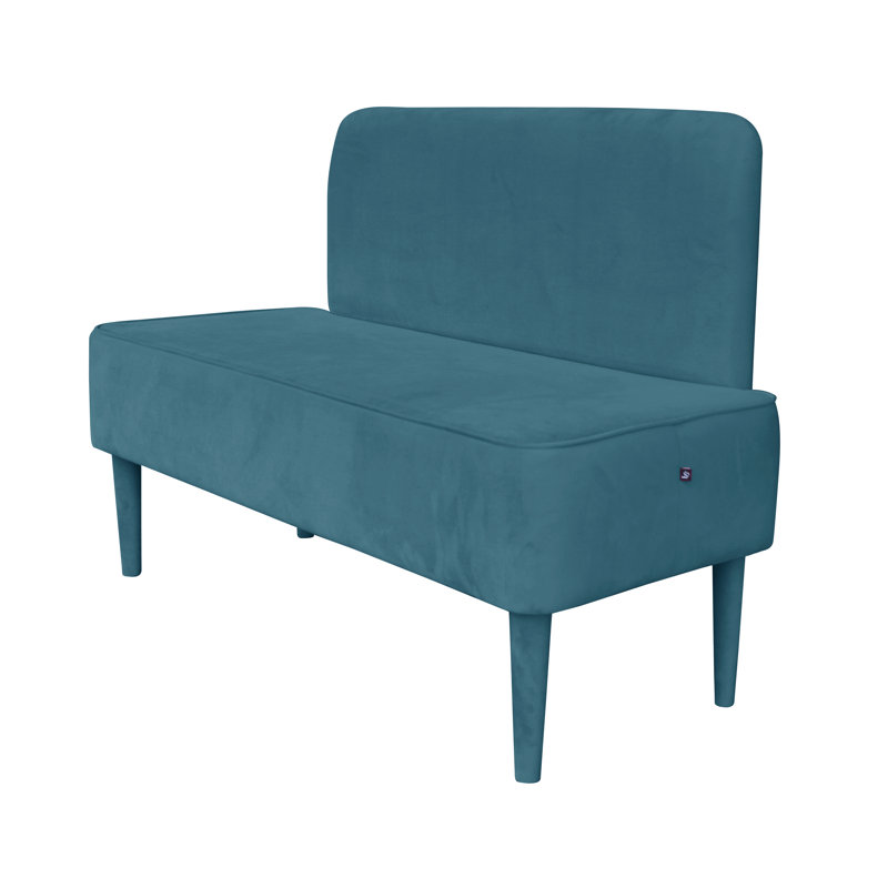 Pastel Upholstered Bench, Blue