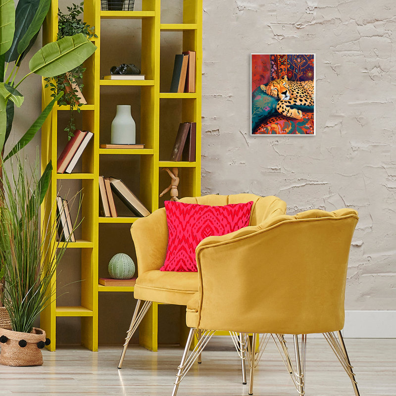 Cozy Cheetah Boho Textiles, plaque murale, design par Creative Studio