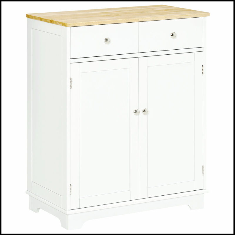 Sideboard Buffet Cabinet, Door Kitchen Cabinet, Coffee Bar Storage with Drawers, Adjustable Shelf