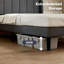 Double Bed Frame with Adjustable Headboard Velvet Upholstered-31900064