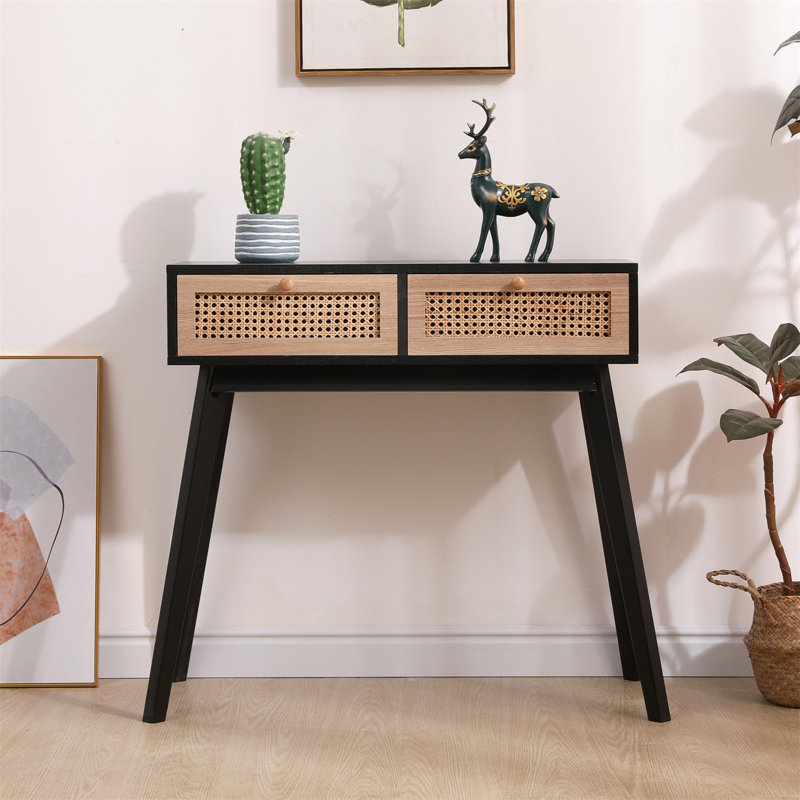 Adalet 90cm Console Table, Black