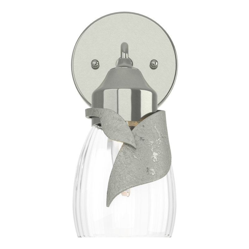 Lapas 1 - Light Dimmable Bath Sconce, Water Clear, Sterling