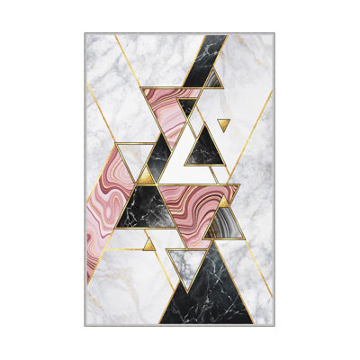 Premium Hall Carpet (3.3 x 6.6 ft), 100% Polyester, 0.3 in Pile Height | Antibacterial, Non-Slip PVC Dot Underside, 650 g/m² | Durable Woven Design, 3D Digital Printing, Machine Washable, Ideal for Home Décor