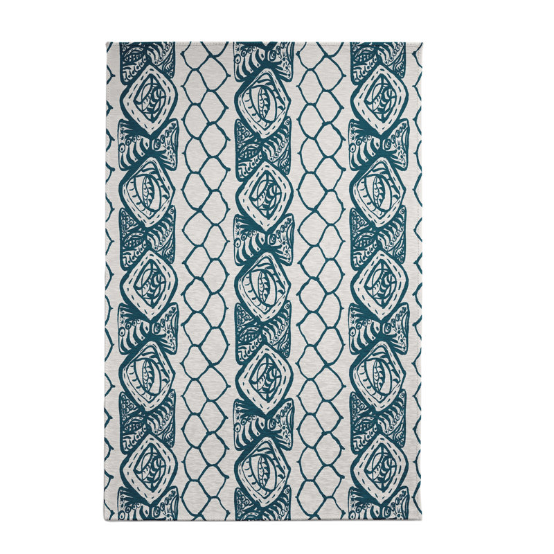 Safari Chenille Geometric Indoor Rug, Rectangle 4' x 6'