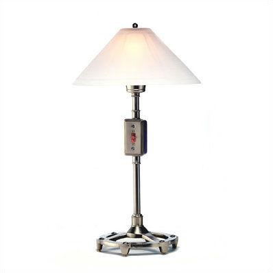 Lampe avec gradateur 24 po Leviton, Étain