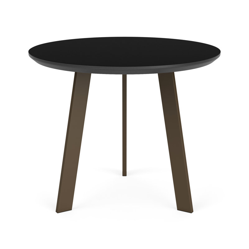 Table de bout Waterfall, Nuit noire, Bronze