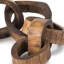 Centre de table en bois