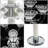 11.4'' H Crystal Tabletop Candelabra