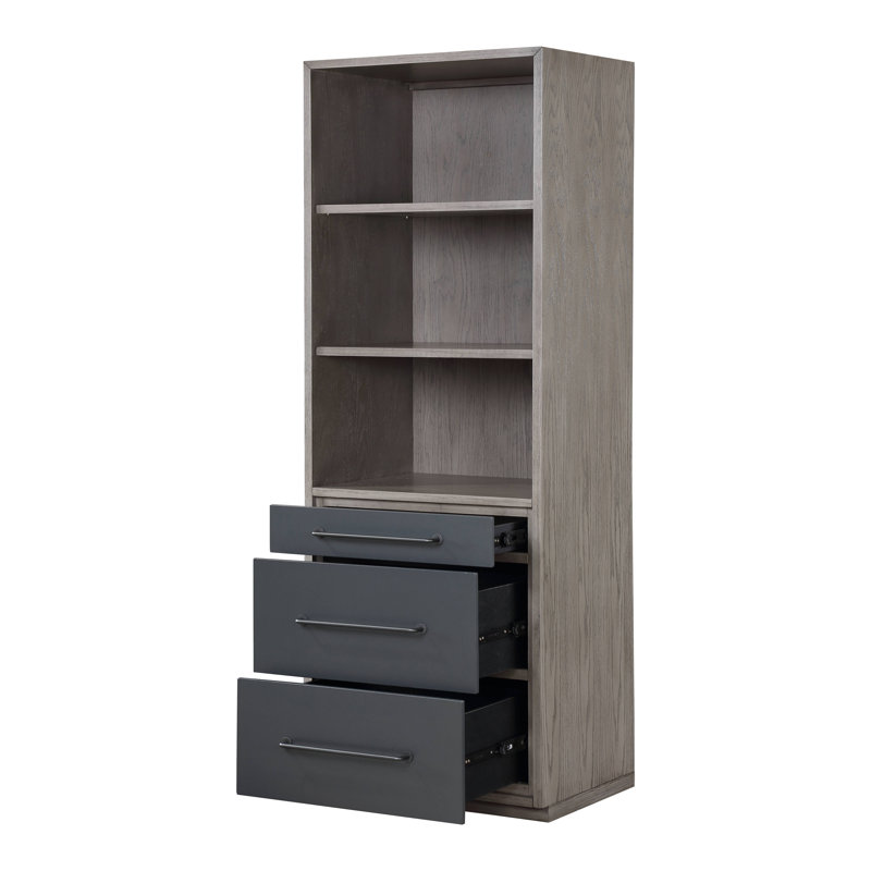 Bookcase, Grey Oak Finish