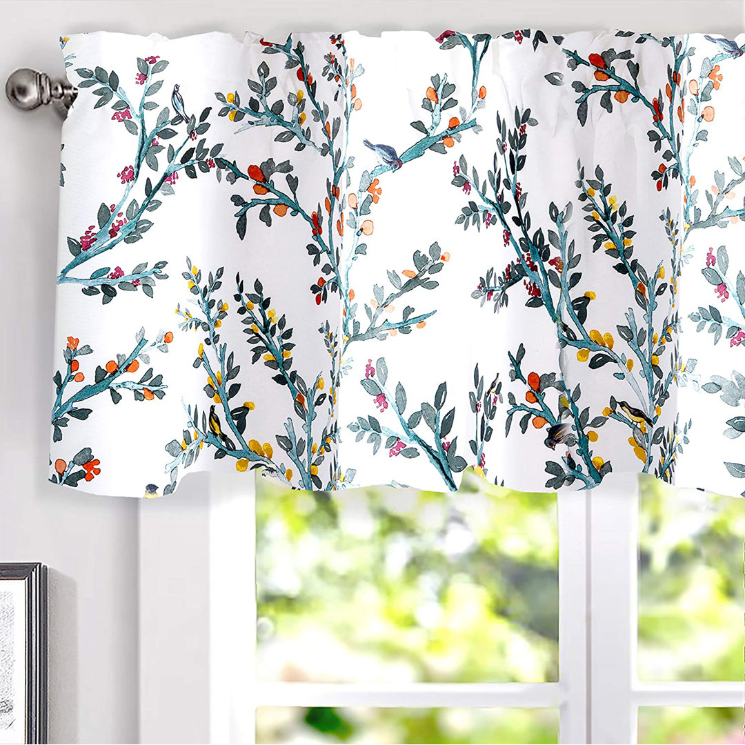 Atsunori Floral Tailored Window Valance Lark Manor™