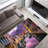 Subtle Elegance in Your Living Space: Cozy Soft Pile Printed Rug with Abstract Floral Design for a Contemporary Home-34180380