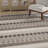 Jacques Natura Hand Loomed Wool/Cotton Geometric Rug in Gray/Beige-363509388