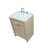 24'' Single Bathroom Vanity with Ceramic Top