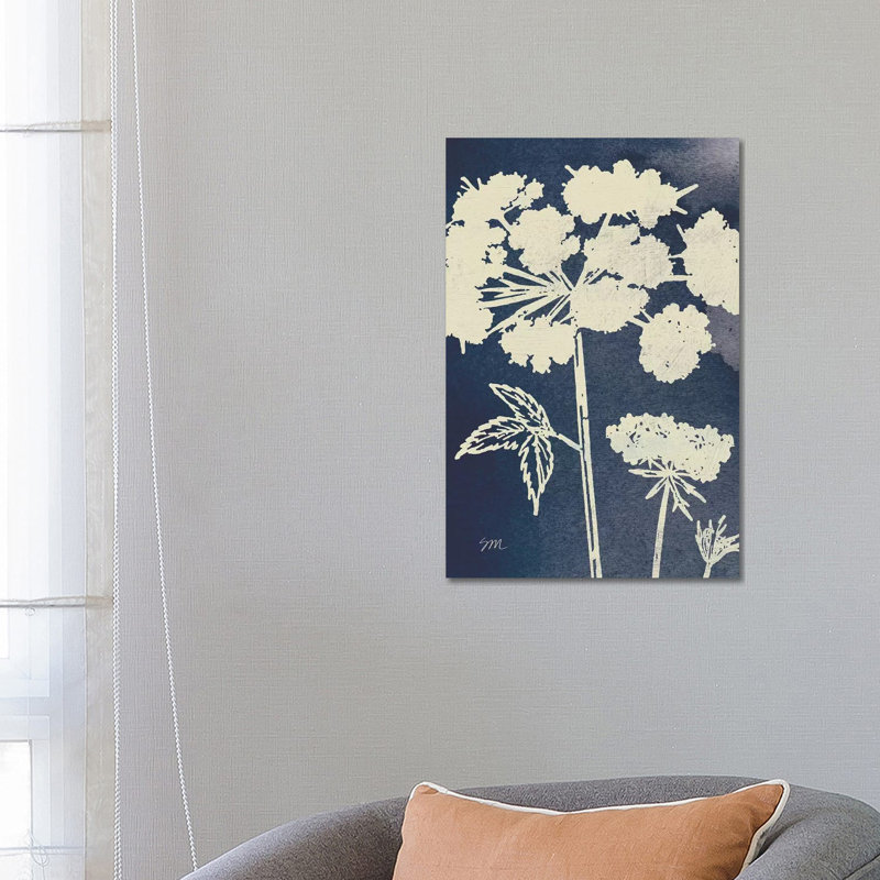 Dark Blue Sky Garden III by Studio Mousseau - Wrapped Canvas Print, 66.04 cm H x 45.72 cm W x 3.175 cm D