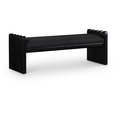 Daline Velour  Fabric Bench