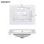 Meuble-lavabo de 30 pouces avec lavabo en céramique, tablette réglable, porte à fermeture en douceur et trois tiroirs à fermeture en douceur pour un rangement élégant