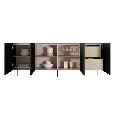 Caparro 220 Cm Wide 2 Drawer Sideboard