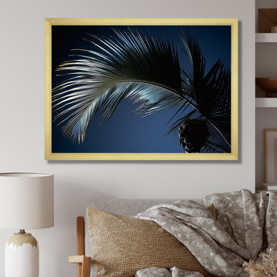 Palm Leaf Jungle Calm  Palm Trees Wall Art Palm Canvas Print