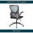 Chalfield Mid-Back Mesh Office Chair with Adjustable Height, Tilt, Swivel & Armrests – Ergonomic Computer Task Chair-995527666