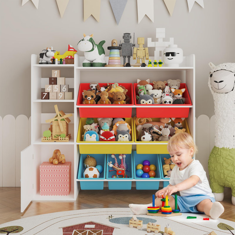 Armoire de rangement en MDF pour enfants, Style 2