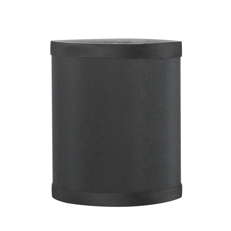 4.75 in. H Silk Drum Lamp Shade, Gray