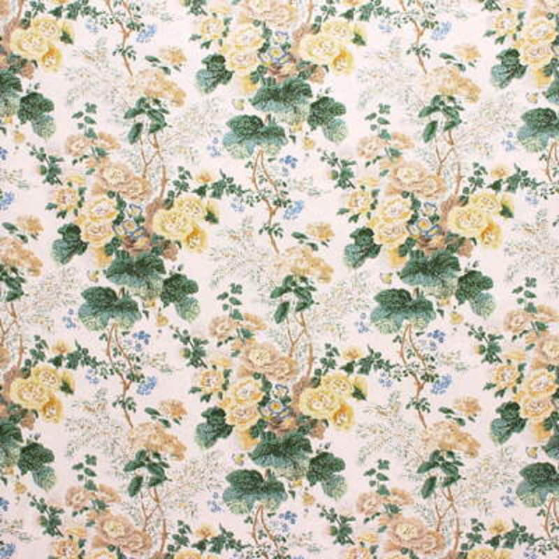 Althea 100% Cotton Print Fabric, Citron