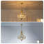 Plafonnier semi-encastré cylindrique en cristal 4 lumières-2111089170