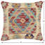 Oreiller rustique en kilim tissé à la main Caballer - 17 po x 18 po Rustic-283029755-283029666