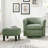 Upholstered Chair With Ottoman-743064009